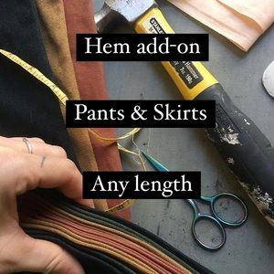 HEM ADD ON FOR PANTS AND SKIRTS